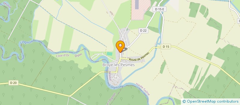 localisation de l'entreprise BOURGOGNE FRANCHE COMPTE SPS & DIAGNOSTIC à BROYE-AUBIGNEY-MONTSEUGNY