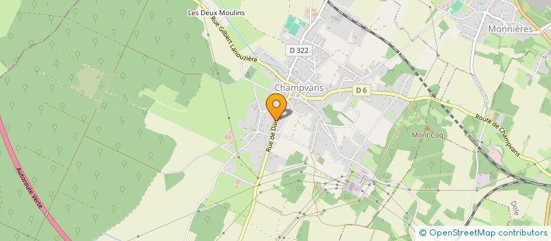 localisation de l'entreprise BOURGOGNE FRANCHE COMTE DE NETTOYAGES à CHAMPVANS