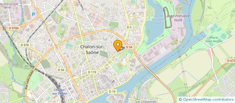 localisation de l'entreprise BOURGOGNE GESTION IMMOBILIERE à CHALON-SUR-SAONE