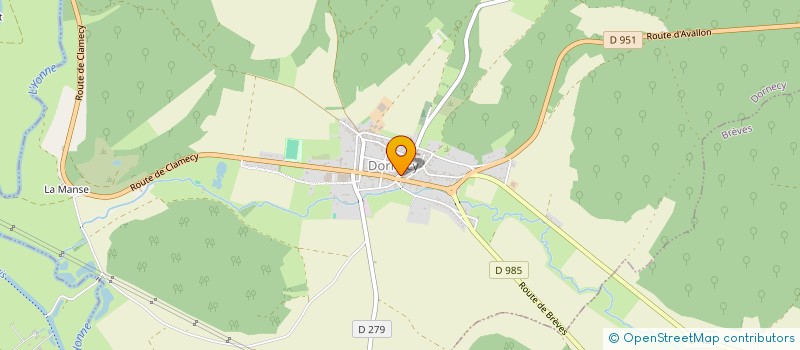 localisation de l'entreprise BOURGOGNE INVESTISSEMENTS CONSTRUCTIONS à DORNECY