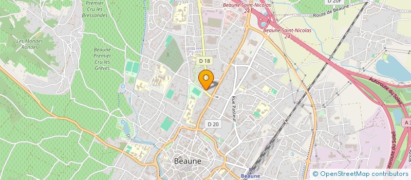 localisation de l'entreprise BOURGOGNE JC GUYAUX à BEAUNE
