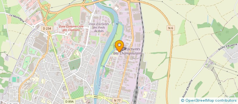 localisation de l'entreprise BOURGOGNE JOUETS à AUXERRE
