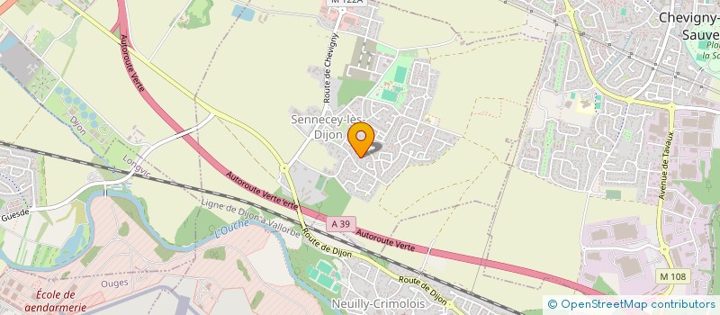 localisation de l'entreprise BOURGOGNE MAINTENANCE SERVICE  SENNECEY-LES-DIJON