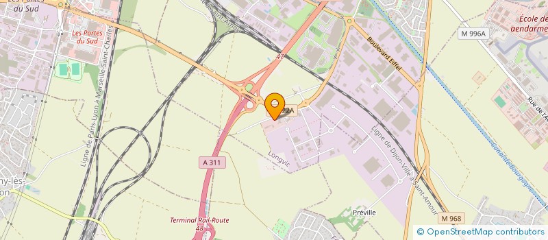 localisation de l'entreprise BOURGOGNE PELLETS  LONGVIC