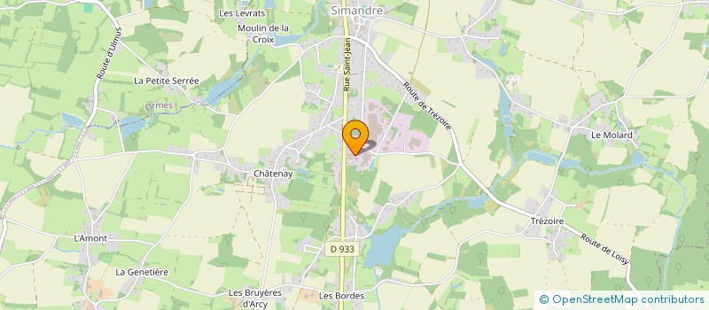 localisation de l'entreprise BOURGOGNE PLUMES à SIMANDRE