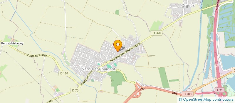 localisation de l'entreprise BOURGOGNE PROPRETE SERVICES COPROPRIETES à VAROIS-ET-CHAIGNOT