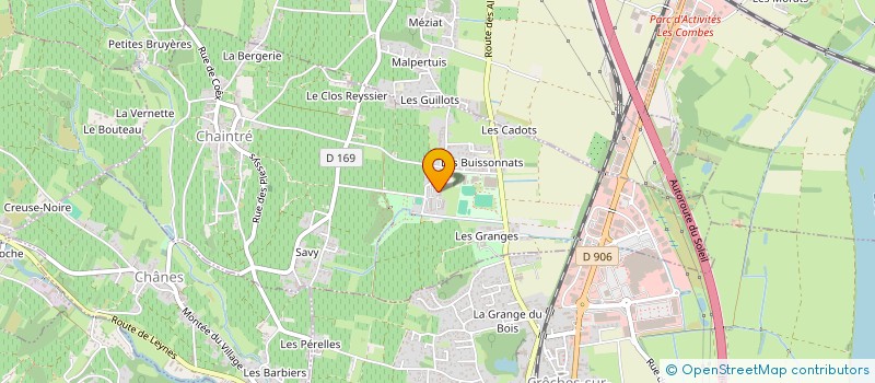 localisation de l'entreprise BOURGOGNE PUBLICATIONS à CHAINTRE
