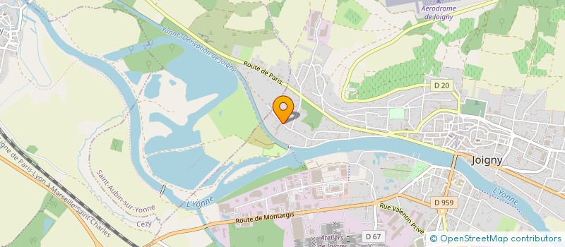 localisation de l'entreprise BOURGOGNE RENOVATION à JOIGNY
