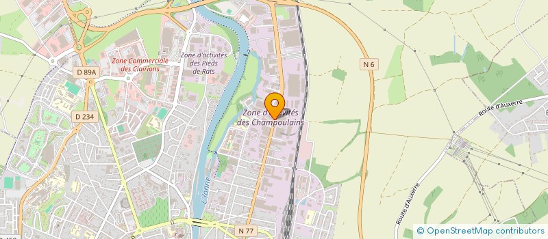 localisation de l'entreprise BOURGOGNE SALAISONS à AUXERRE