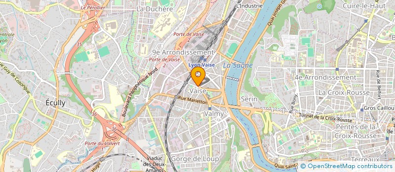 localisation de l'entreprise BOURGOGNE SANDWICHES  LYON