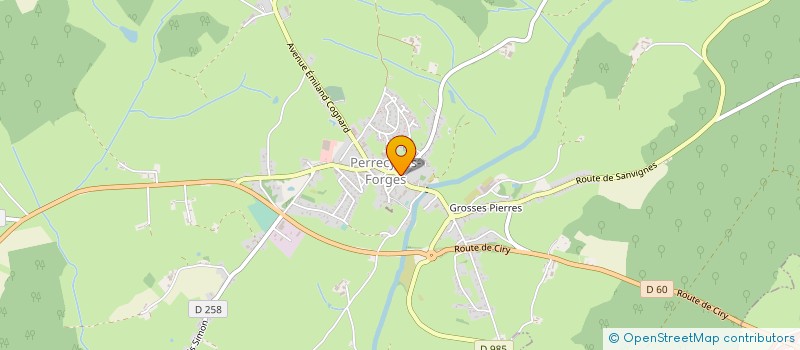 localisation de l'entreprise BOURGOGNE SERVICE FOURNIL à PERRECY-LES-FORGES