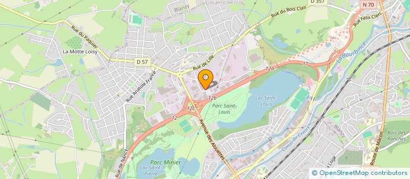 localisation de l'entreprise BOURGOGNE SERVICES INDUSTRIES  MONTCEAU-LES-MINES