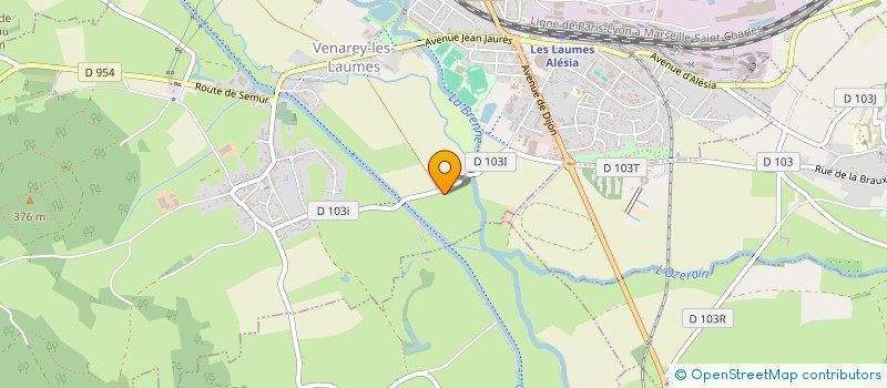 localisation de l'entreprise BOURGOGNE SIGNALISATION SERV ELECTRICITE à ALISE-SAINTE-REINE