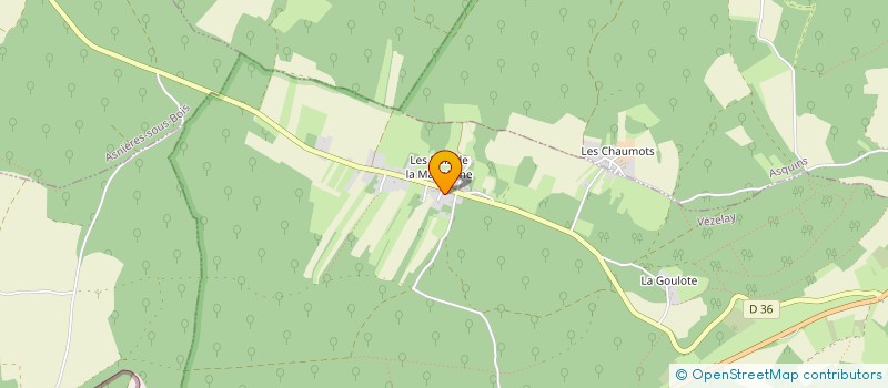 localisation de l'entreprise BOURGOGNE SOUFFLAGE PLASTIQUE à VEZELAY