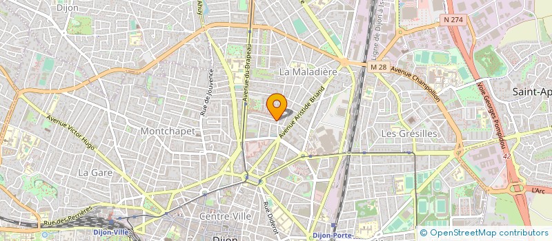 localisation de l'entreprise BOURGOGNE STRUCTURE à DIJON