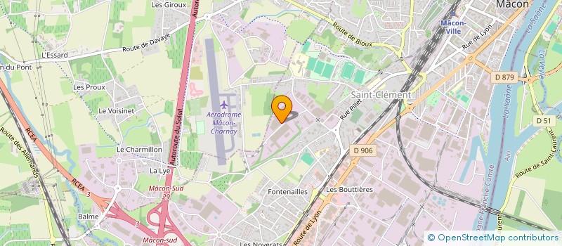 localisation de l'entreprise BOURGOGNE T.P à MACON