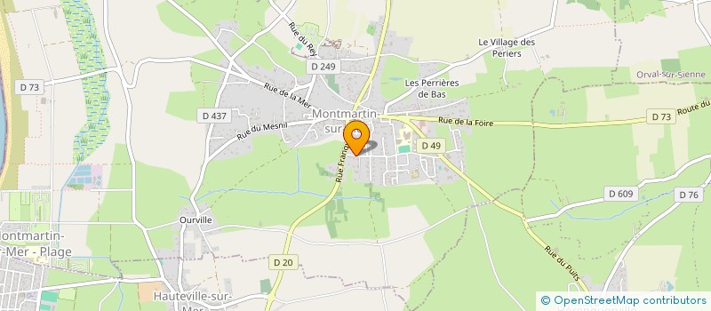 localisation de l'entreprise BOURGOGNE TP  MONTMARTIN-SUR-MER