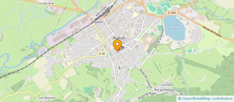 localisation de l'entreprise BOURGOGNE TYPON à AUTUN