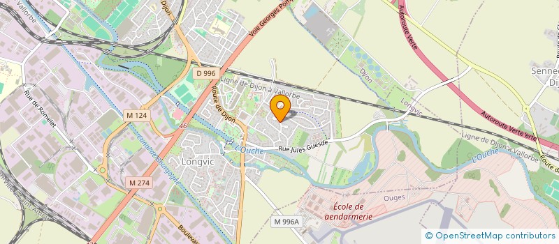 localisation de l'entreprise BOURGOGNE UKRAINE SOLIDARITE à LONGVIC