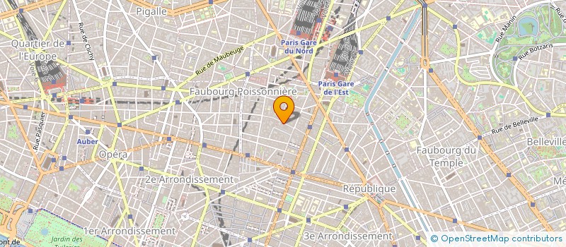 localisation de l'entreprise BOURGOGNE VINS ET DOMAINES à PARIS