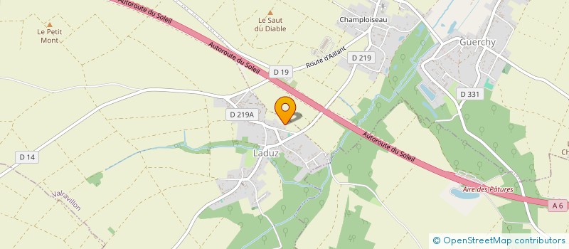 localisation de l'entreprise BOURGOIN FAMILY  VALRAVILLON