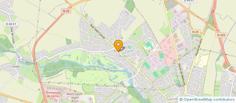 localisation de l'entreprise BOURGOIS MOREL SP  ANZIN-SAINT-AUBIN