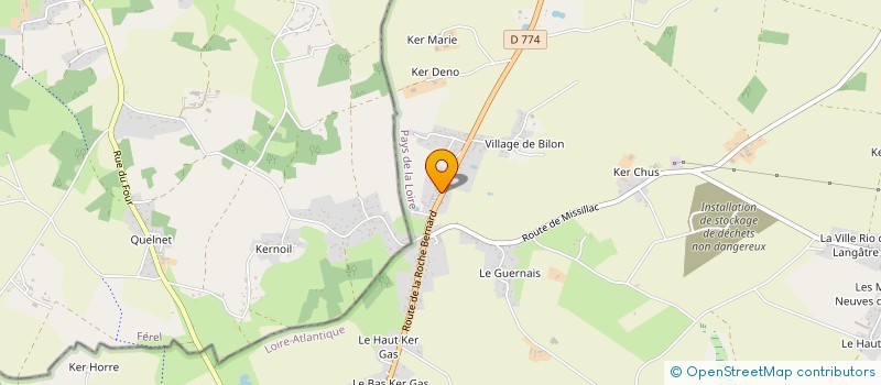 localisation de l'entreprise BOURGOUIN VIANNEY à HERBIGNAC