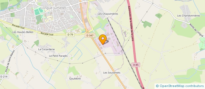 localisation de l'entreprise BOURGUEIL CONTROLE  LONGUE-JUMELLES