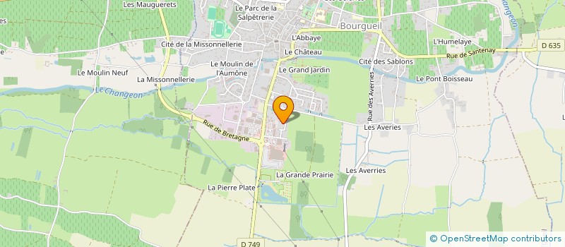 localisation de l'entreprise BOURGUEIL FOOD  BOURGUEIL