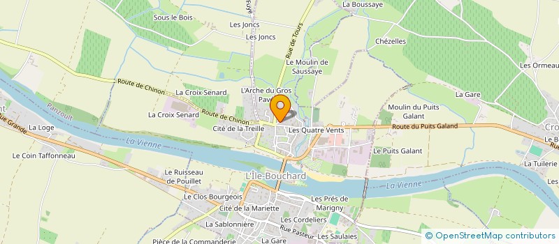 localisation de l'entreprise BOURGUIGNON à PARCAY SUR VIENNE