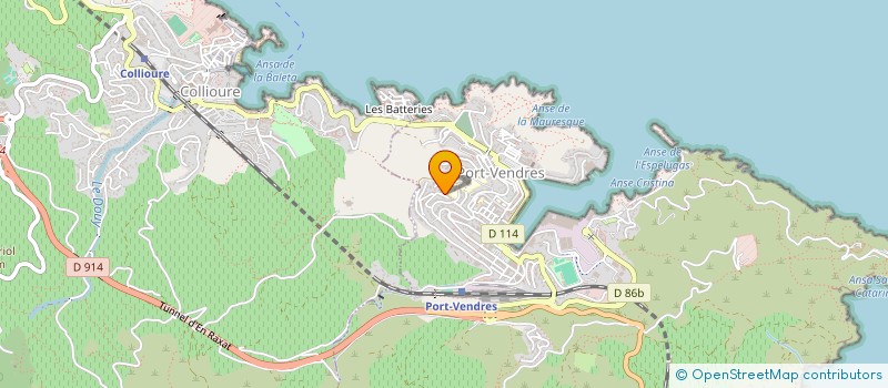 localisation de l'entreprise BOURGUIGNON  PORT-VENDRES