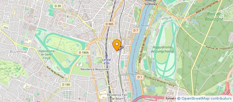 localisation de l'entreprise BOURGUIGNON DEMENAGEMENT  SAINT-CLOUD