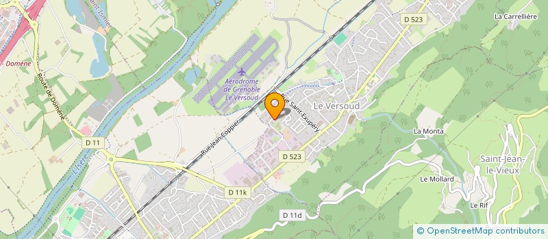 localisation de l'entreprise BOURGUIGNON TAXI  LE VERSOUD