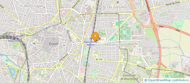 localisation de l'entreprise BOURGUIGNONS AMBITIEUX ANIMANTS LES RASSEMBLEMENTS  DIJON