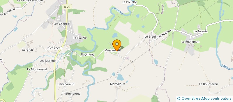 localisation de l'entreprise BOURHALEM  SAINT-MARTIN-LE-VIEUX