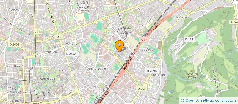 localisation de l'entreprise BOURHANA  SAINT-MARTIN-D'HERES