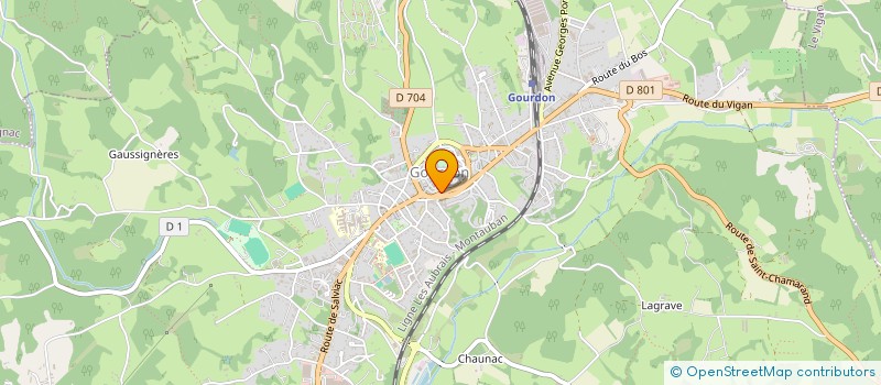 localisation de l'entreprise BOURIANE IMMOBILIER  GOURDON