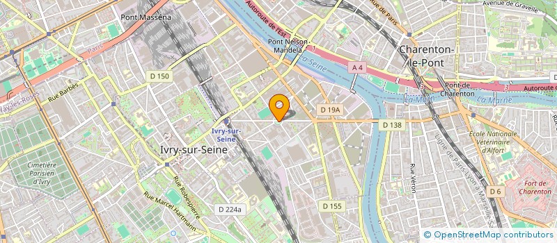 localisation de l'entreprise BOURICHE à IVRY-SUR-SEINE
