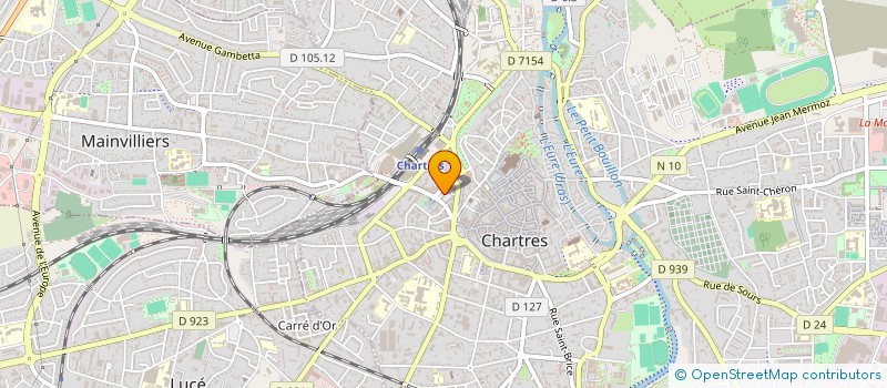 localisation de l'entreprise BOURILLON ASSURANCES à CHARTRES