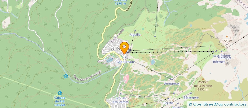 localisation de l'entreprise BOURILLON - MARTIN  CHAMROUSSE