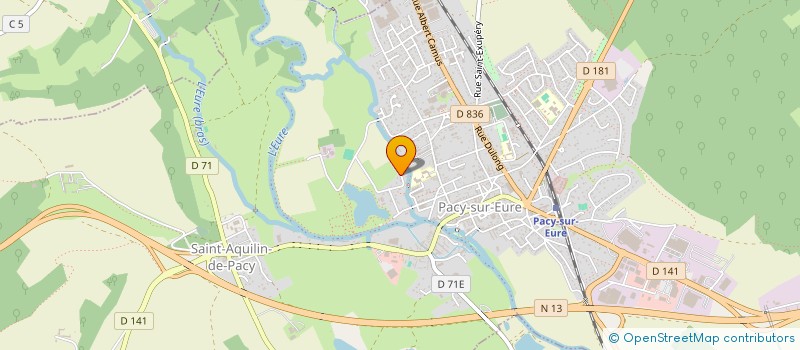 localisation de l'entreprise BOURISP  PACY-SUR-EURE