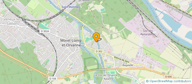 localisation de l'entreprise BOURISVILLE ET FILS à MORET-LOING-ET-ORVANNE