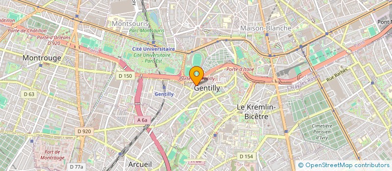 localisation de l'entreprise BOURITOS  GENTILLY