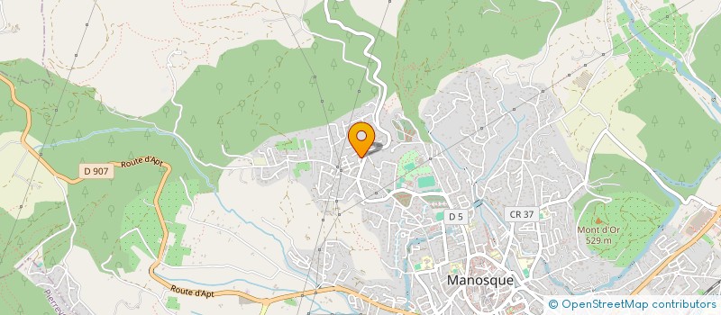 localisation de l'entreprise BOURJAC à MANOSQUE