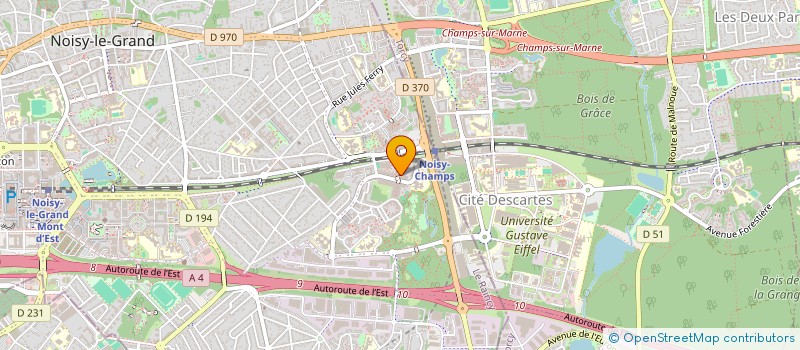 localisation de l'entreprise BOURJI à NOISY-LE-GRAND