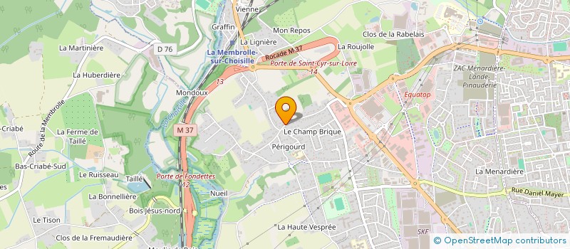 localisation de l'entreprise BOURJON  SAINT-CYR-SUR-LOIRE