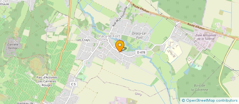 localisation de l'entreprise BOURLAN  DRACY-LE-FORT