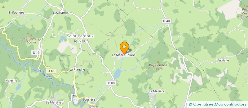 localisation de l'entreprise BOURLION  NEOUX