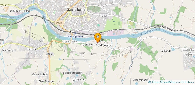 localisation de l'entreprise BOURLOIS INVESTISSEMENT  SAINT-JUNIEN