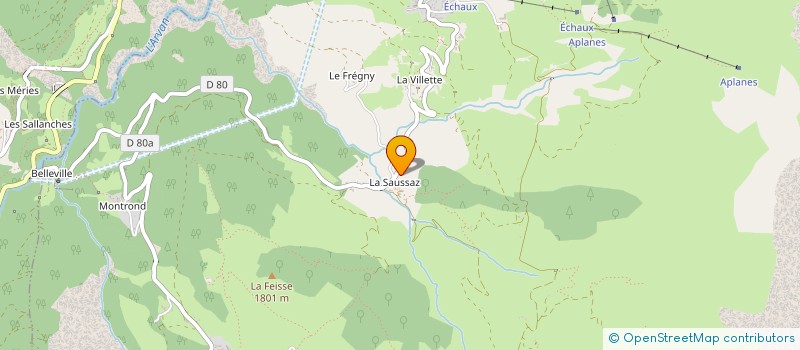 localisation de l'entreprise BOURLON BRUNET  LA TOUR-EN-MAURIENNE
